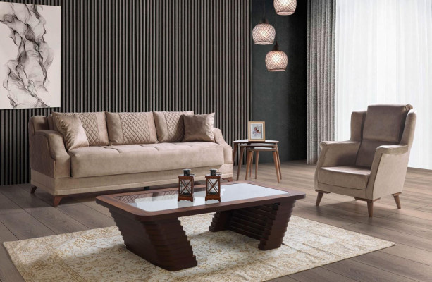 Sofas komplekts 3+1 sēdvietas krēsls komplekts Modernais atpūtas krēsls Mēbeles Jaunums Luksuss ES