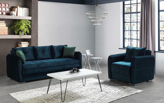 Sofas sēžamvieta 3+1 Solvējs Dīvāns Garnitūra Moderns Relaksējošs krēsls Mēbeles Luksuss