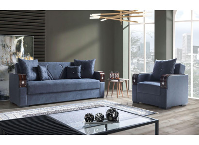 Sofas komplektā 3+1 sēdvietu audumos koka dīvāns 3 sēdvietu moderns krēsls pilnībā komplektā 1