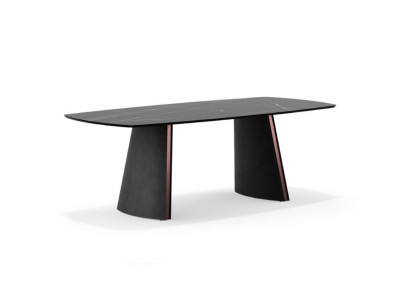 Luksusa tumši pelēks ēdamgalds ēdamistabas galdu dizainera mēbeļu jaunsaganājums