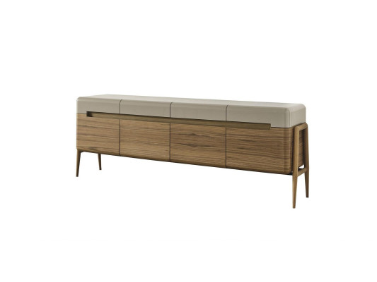 Sideboard skapis komoda koksnes brūns ēdamistabas skapis komodes