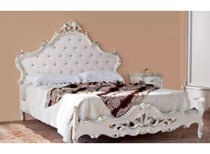 Gulta Pildspīlēs dizains Luksusa divguļamie gultas Chesterfield koka mēbeles skapji