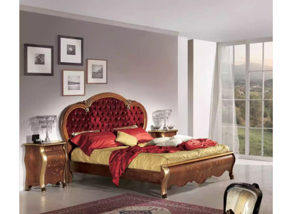 Chesterfield luksusa gulta guļamistabai ar polsterējumu dizains luksusa gultām.