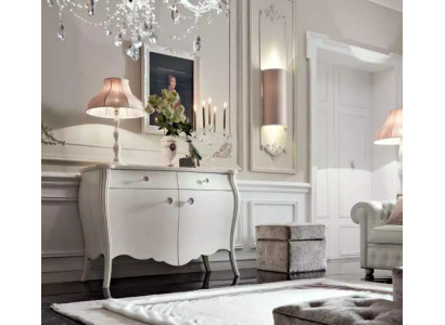 Pamatnē Sideboard Balti Sideboards Masīvā koka skapis Mēbeles Komodes