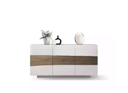 Sideboard koka komodas mēbeles dzīvojamā istaba baltas modernas skapis jauns