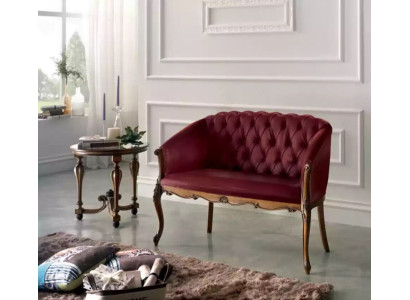 Dizains Chesterfield dīvāns 2 vietas dīvāns Luxus Klasiski tekstila dīvāni