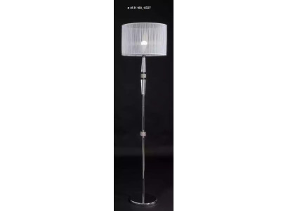 Elegantu stāvlampu statīvs Luksusa lampu statīvs Sudraba krāsā 180 cm