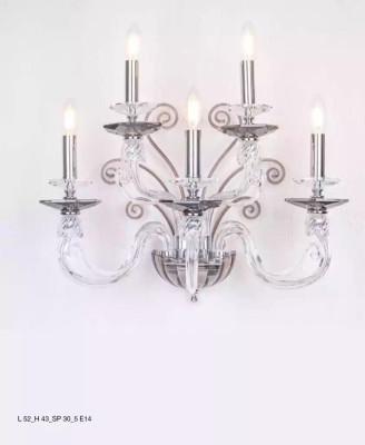 Sienas lampa luksusa lampas sienas lampa lampa siena kristāla lustrs antīkais stils