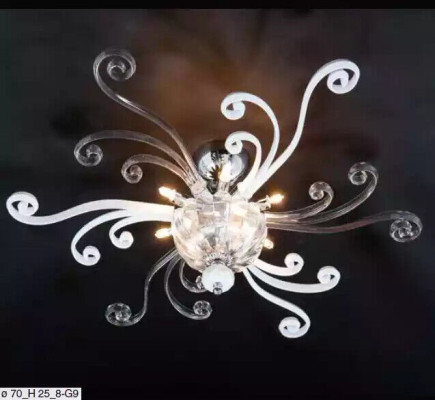 Luksusa griestu lampa Bala kronšteins griestu lampa kādreiz Kristāla lampa