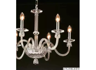 Gredzenveida kristāla lustra Kristāla lampa Lustra lampa