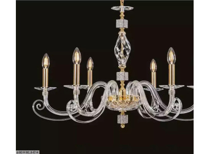 Luksusa griestu lampa Griestu lampa Kroņlustrs Kristāla lampa