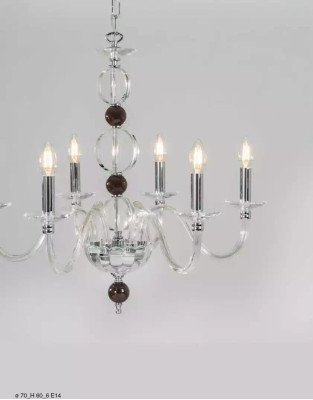 Eleganta griestu lampa klasiskais lielgabals kristāla lielgabals jauns