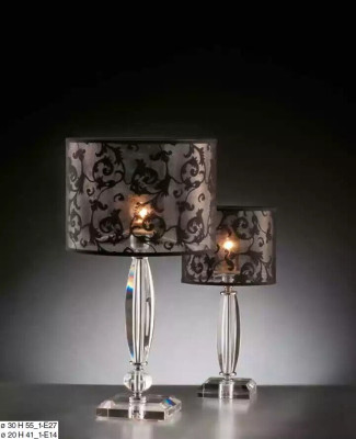 Galds lampa Antīkais stils Kroņlustra Galds Lampa Kristāla Lampas Lampa