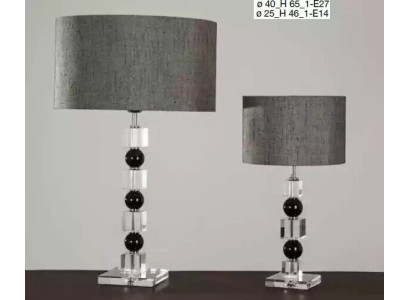 Klasiska griestu lampa pelēks galds lampa luksusa galds lampa lampa
