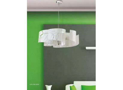 Stilīgs lustrs Moderns baltās krāsas griestu lusters ar 6x lampām.
