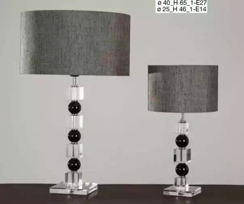 Art déco stila galda lampa Lampas Lustra Kristāla galda lampas