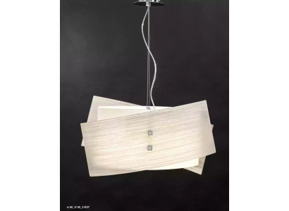 Elegantais griestu lukturis klasiskā baltā nokārtainā ar divām lampām jauns.