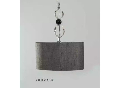 Lustra griestiem Lustra pelēka Klasiska svītra lampa jauna