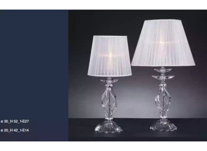 Galds lampa novecojuma stils Galds lampa kristāla spuldze Lampas gaismas Kronlustra