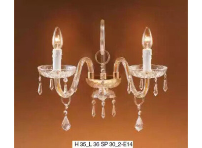 Klasiska sienas lamp Luxus Kronleuchter Kristall Lampe Lüster Stil