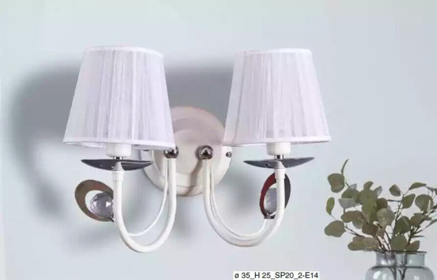 Dizainera sienas lampa Luksusa sienas kronštelis Stila lampa Pakaramais apgaismojums