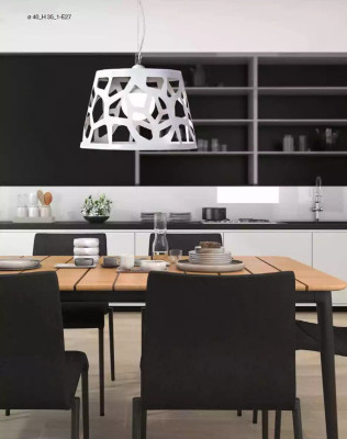 Dizainera luksusa kroņlukturis griestu lampa moderīgā baltajā luksusa lampas stilā