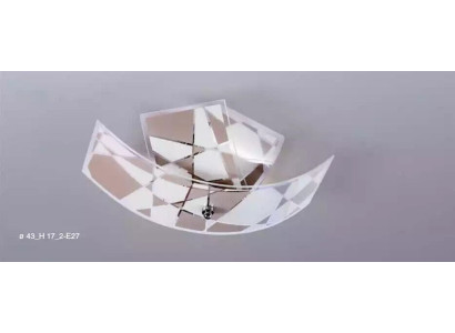 Luksusa kristāla lustra Kronleuchter 2x lampas Moderns balts lampa jauns