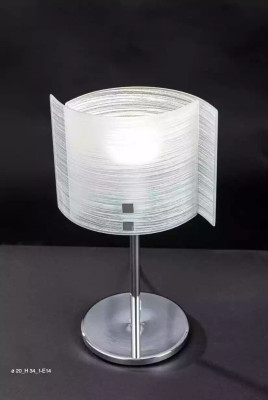 Mūsdienīgs galds lampa Kristālu kronside gaismeklis Dzīvojamā istaba lampa