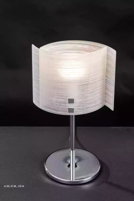 Moderns baltās galda lampa, luksusa apgaismojuma lampa, kā kronšteini elegants.