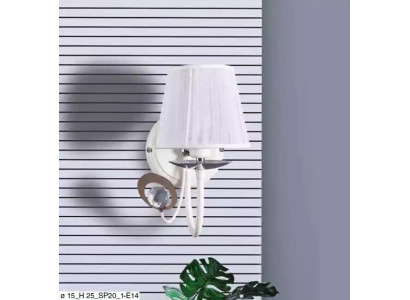 Baltā sienu lukturis dizainera luksusa lampa klasiskajā stilā