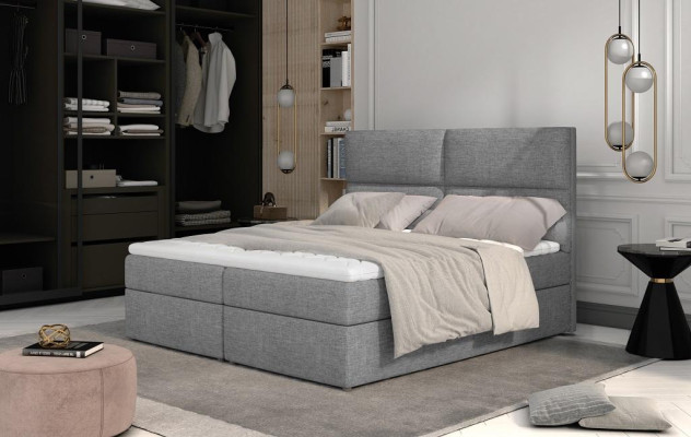 Dizainera gulta Chesterfield tekstila viesnīcas divguļamie luksusa guļamistabas 180x200.