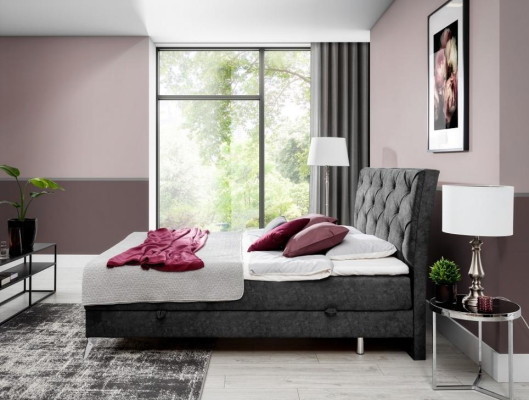 Gulta Tekstils Apgādniecība Dubults Dizains Baroks Moderns Stils Chesterfield Gultas Viesnīca
