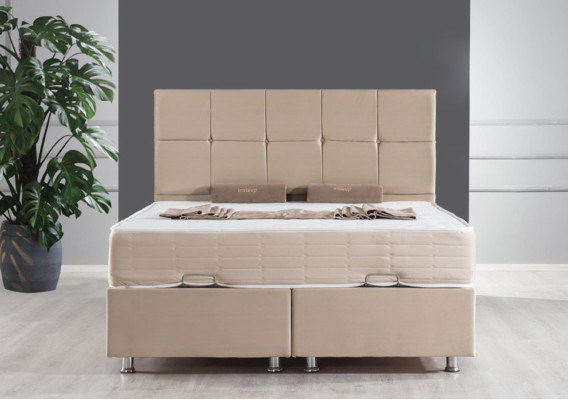 Luxus Boxspring gultas divvietīga gulta guļamistabas mēbeles 120x200cm