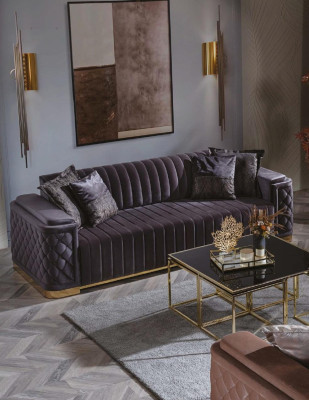 Luksusa dīvāns xxl dīvāns liels Dīvāni 246cm Samts dizains Mēbeles Dīvāni Audums