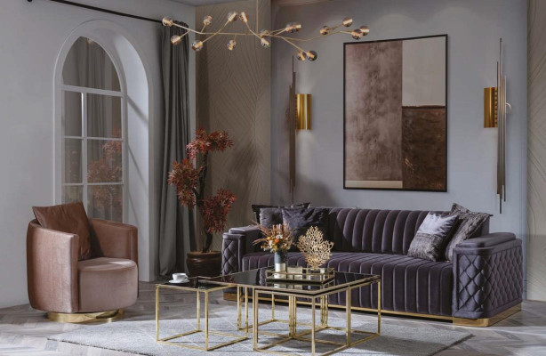 Luksusa dīvāns xxl dīvāns liels Dīvāni 246cm Samts dizains Mēbeles Dīvāni Audums