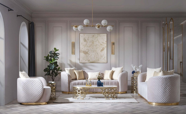 Ovals dīvāns Trīsgabalu dīvāni mēbeles Sofa iekārtojums dzīvojamā istaba audekls