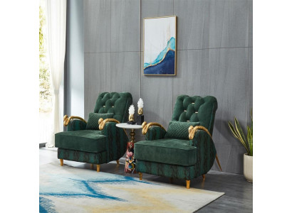 Krēsla dizains Knock Relax Club Lounge vienvietīgais polsteris (pārklājums) audums āda
