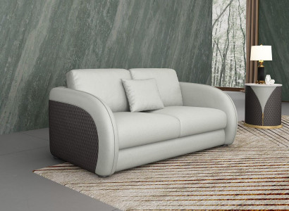 Ādas dīvāns Guļamistaba 2 vietu moderns dizains dīvāns divvietīgs īstā āda