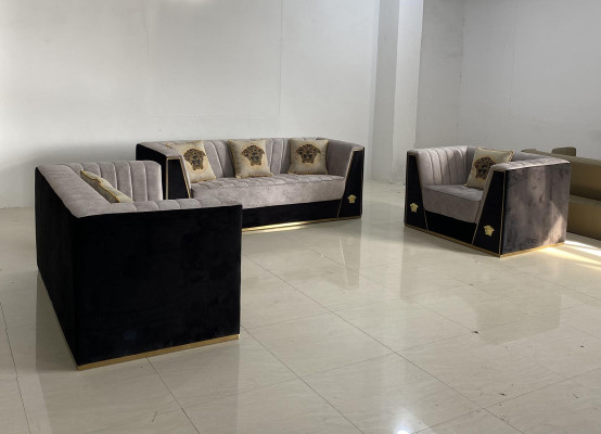 Luxus dīvāns 2-vietīgs mēbeļu dizains Pielikt balto tekstu samta mēbeles dīvāni