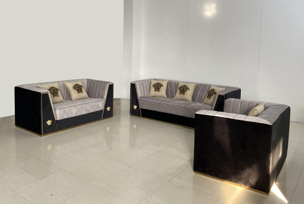 Luxus dīvāns 2-vietīgs mēbeļu dizains Pielikt balto tekstu samta mēbeles dīvāni