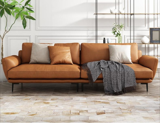 Sofas komplekts 4+3+2 ādas dīvāns Dīvāns dzīvojamai telpai Komplekts Dizaina mūsdienīgs dīvāns
