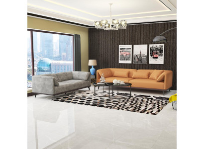Sofa komplekts 4+3+2 ādas dīvāns Dīvāns Izgatavo Moderns dīvāns