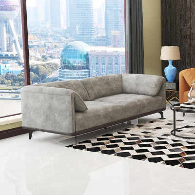 Sofa komplekts 4+3+2 ādas dīvāns Dīvāns Izgatavo Moderns dīvāns