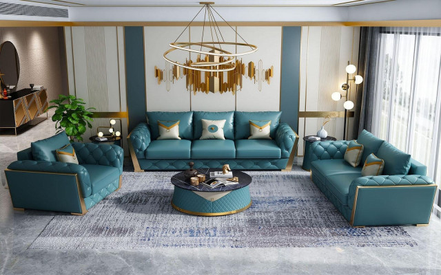 Sofas komplekts 3+2+1 vietīgs dzīvojamās istabas stūrītis dīvāns polsterējuma komplekts dīvāni āda