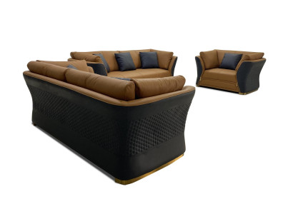 Sofa komplekts 3 vietas 1 vietas dizaina dīvāns polster couch mūsdienu dīvāns