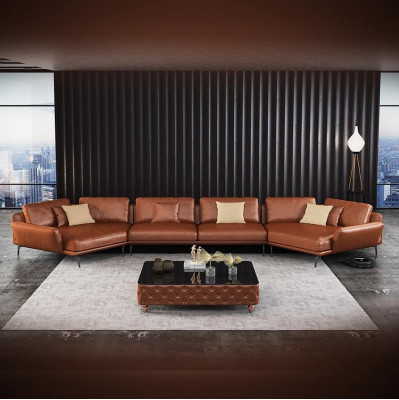 Stūra dīvāns Itāļu mēbeles dzīvojamā istaba Dīvāns Apmētri Lux Sofa Stūra komplekts