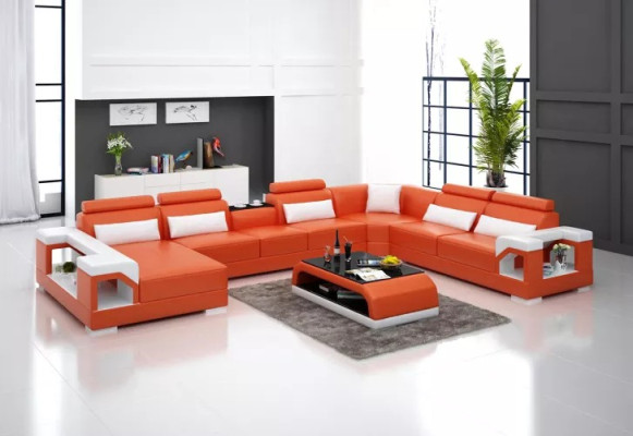 Stūra dīvāns Stūra dīvāns Apdare Stūra dīvāns Sofa Mūsdienu dzīvojamā istaba
