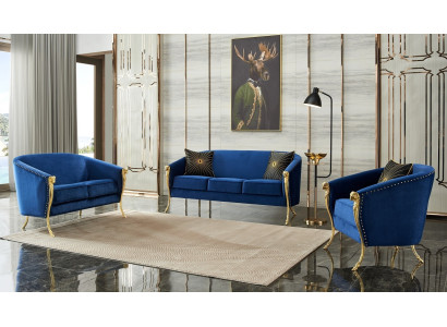 Sofas komplekts ar 3+2+1 sēdvietām, dizaina dīvāni, auduma atpūtas mīkstajā sofā.