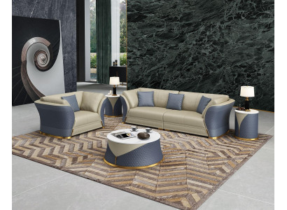 Sofas eimena 3+1 divvietīgie vītnes dīvāns mēbeles mīkstas mēbeles āda biroja jauns
