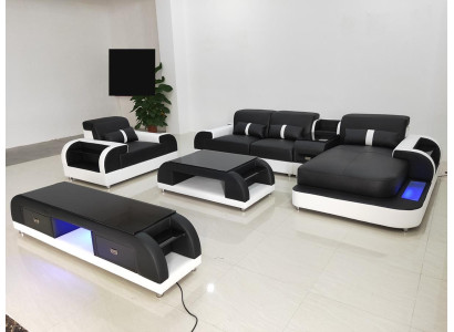 Ecksofa Dīvāns Dīvāni Sidebaord Dizains Dzīvojamie apgabali Sofa komplekti jauni